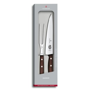 Victorinox - Set per porzionare WOOD, 2 pezzi, acero