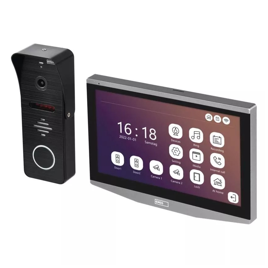 Videocitofono con sensore di movimento GoSmart 12V IP65 Wi-Fi Tuya