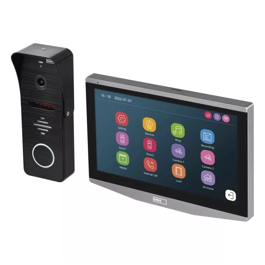 Videocitofono con sensore di movimento GoSmart 12V IP65 Wi-Fi Tuya