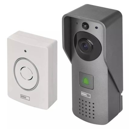 Videocitofono wireless con sensore di movimento GoSmart 12V 3xAA IP44 Wi-Fi Tuya