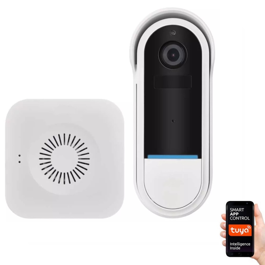 Videocitofono wireless con sensore di movimento GoSmart 5V 3xAA IP65 Wi-Fi Tuya