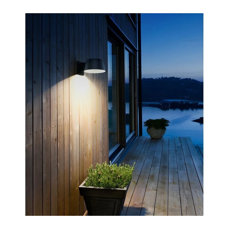 Viking - Lampada da parete solare LED dimmerabile con sensore LED/1W/3,7V IP44 4000K 2000 mAh