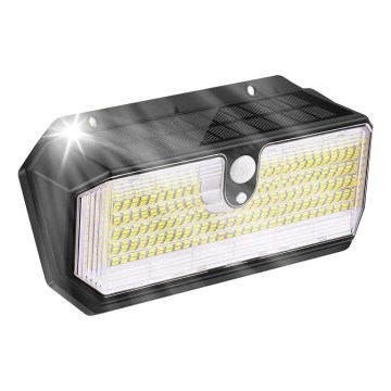 Viking - Lampada da parete solare a LED con sensore LED/2W/3,7V IP65 6000K 2200 mAh