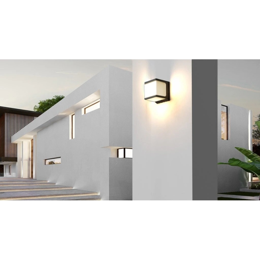 Viking - Lampada da parete solare con sensore LED/1,5W/3,7V IP54 4000K 2000 mAh