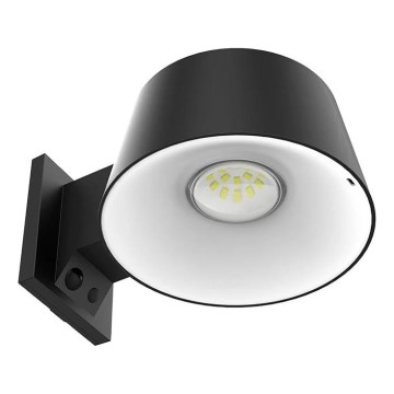 Viking - Lampada da parete solare LED dimmerabile con sensore LED/1W/3,7V IP44 4000K 2000 mAh