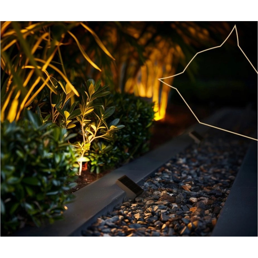 Viking - Lampada solare a LED 1,4W/3,7V IP65 3000K