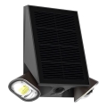 Viking - Lampada solare da parete LED dimmerabile, flessibile, con sensore LED/1,3W/3,7V IP44 4000K 2000 mAh