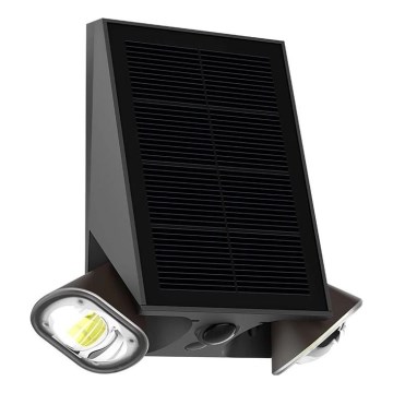 Viking - Lampada solare da parete LED dimmerabile, flessibile, con sensore LED/1,3W/3,7V IP44 4000K 2000 mAh