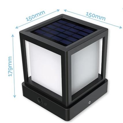 Viking - Lampada solare LED con sensore LED/1,4W/3,7V IP54 4000K 2000 mAh