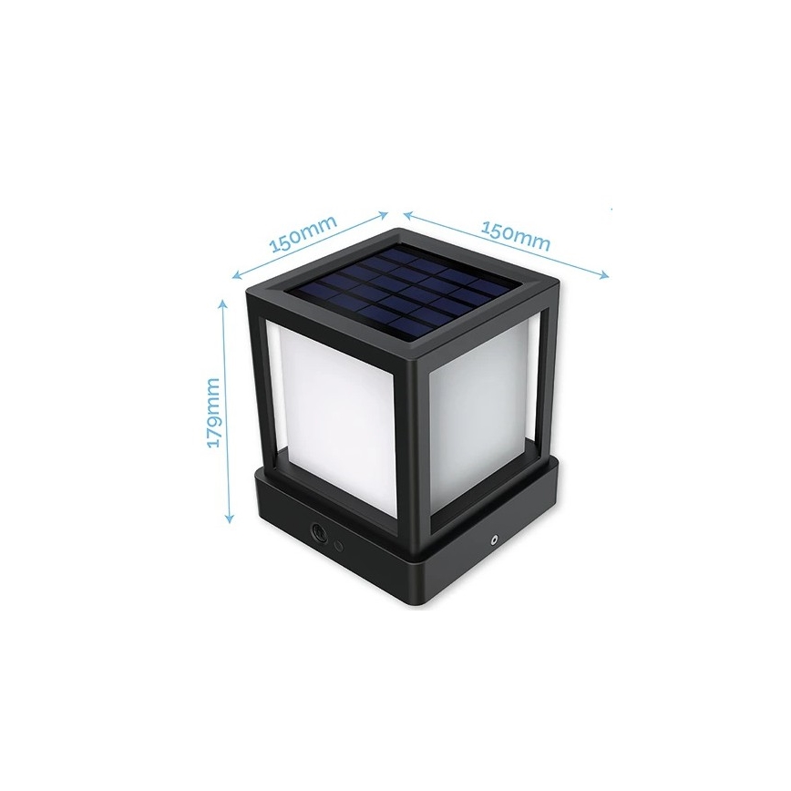 Viking - Lampada solare LED con sensore LED/1,4W/3,7V IP54 4000K 2000 mAh