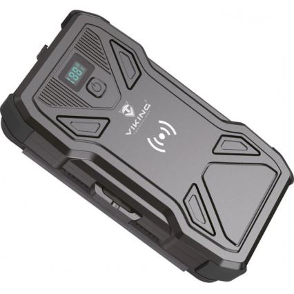 Viking - Power Bank con torcia LED, ricarica wireless e pannello solare Power Delivery 22,5W/20000 mAh