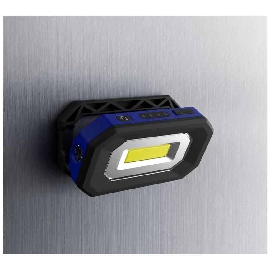 Viking - Torcia da lavoro ricaricabile a LED dimmerabile LED/5V IPX4 500 lm 2000 mAh