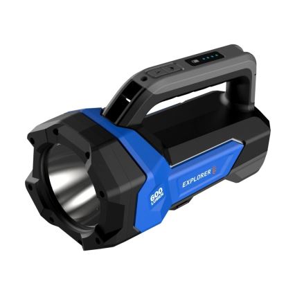 Viking - Torcia ricaricabile dimmerabile a LED/5V IPX4 1000 lm 8000 mAh