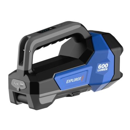 Viking - Torcia ricaricabile dimmerabile a LED/5V IPX4 1000 lm 8000 mAh