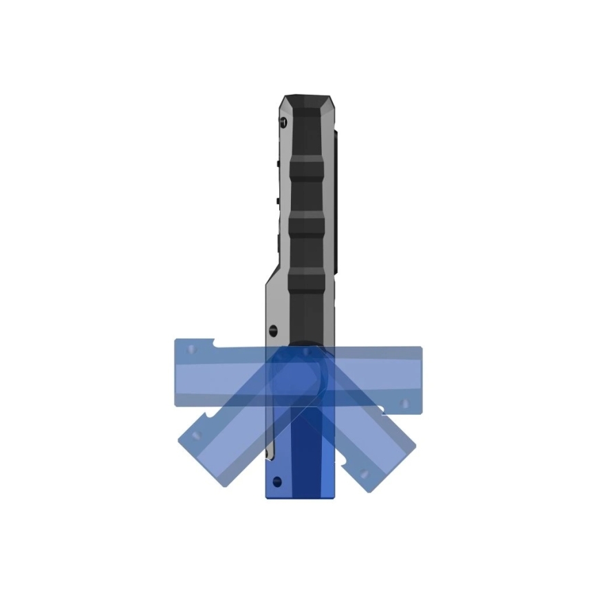 Viking - Torcia ricaricabile dimmerabile a LED, 5V, IPX6, 600 lm, 4000 mAh