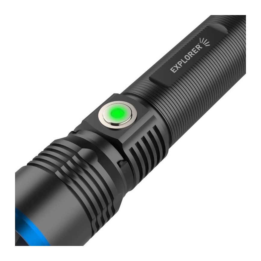 Viking - Torcia ricaricabile LED dimmerabile LED/5V IPX3 600 lm 2600 mAh