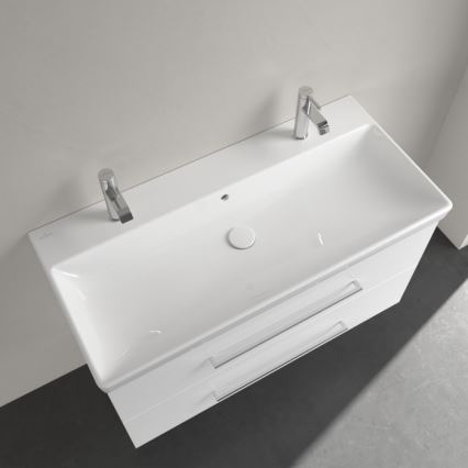Villeroy & Boch 4156A401 - Lavabo sospeso AVENTO 100x47 cm ceramica/bianco