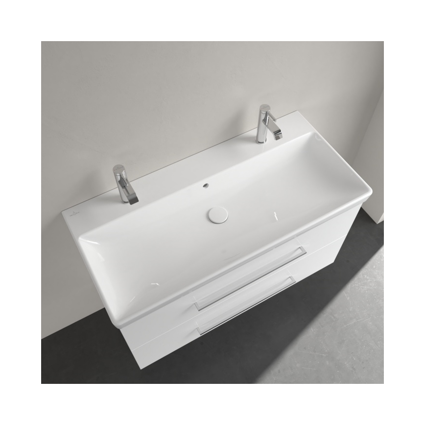 Villeroy & Boch 4156A401 - Lavabo sospeso AVENTO 100x47 cm ceramica/bianco