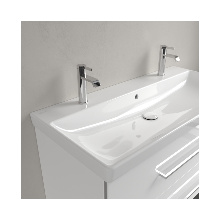 Villeroy & Boch 4156A401 - Lavabo sospeso AVENTO 100x47 cm ceramica/bianco