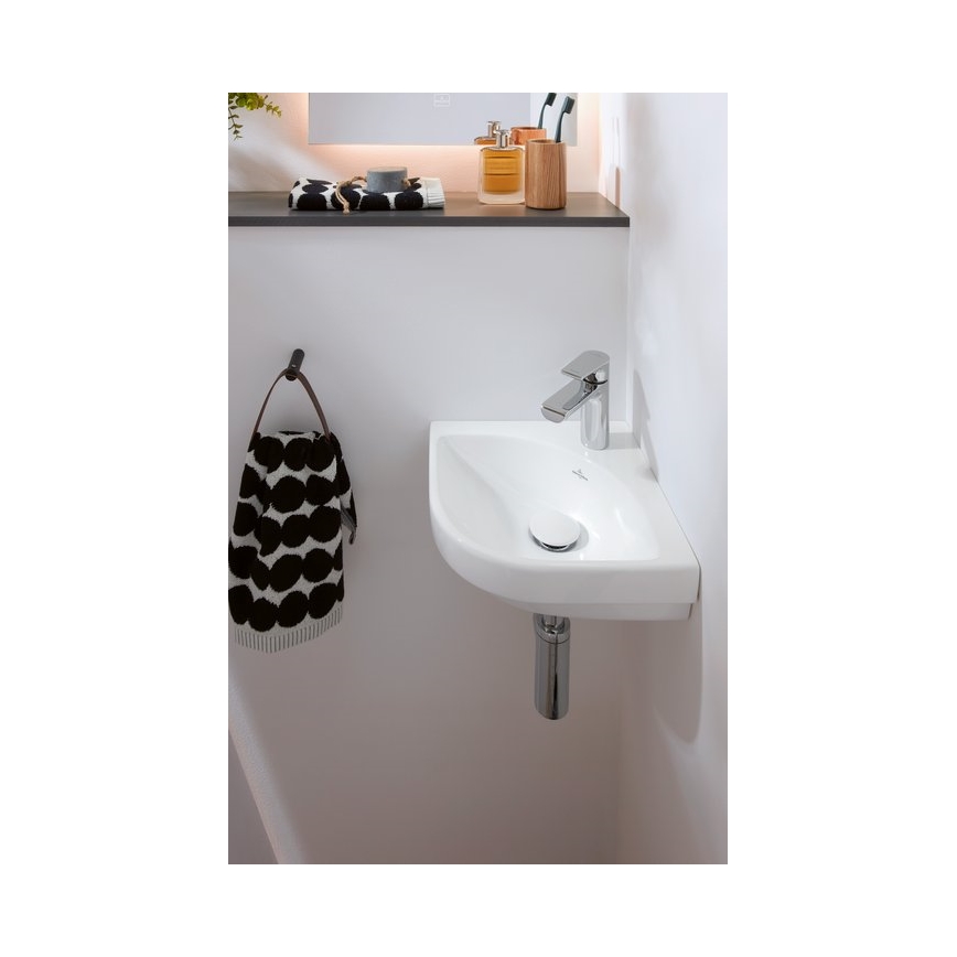 Villeroy & Boch 43714601 - Lavabo angolare sospeso SUBWAY 3.0 32x32 cm ceramica/bianco