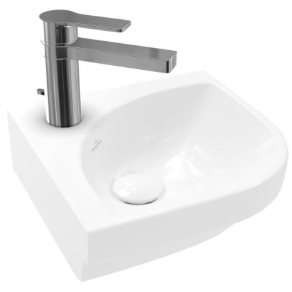 Villeroy & Boch 43714601 - Lavabo angolare sospeso SUBWAY 3.0 32x32 cm ceramica/bianco