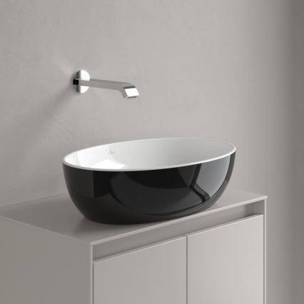 Villeroy & Boch 438848BCT8 - Lavabo da incasso ARTIS 48x32,5 cm ceramica/nero