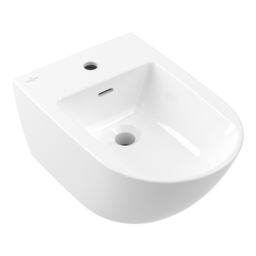 Villeroy & Boch 44700001 - Bidet sospeso SUBWAY 3.0 in ceramica bianca