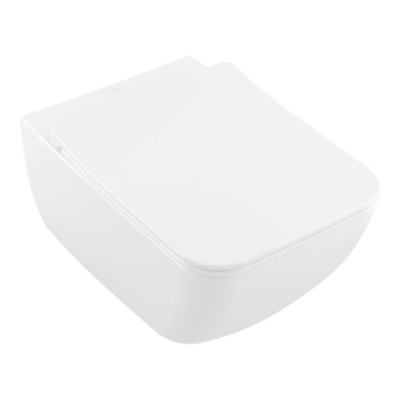 Villeroy & Boch 4611RLR1 - WC sospeso con sedile SoftClose VENTICELLO, in ceramica, bianco