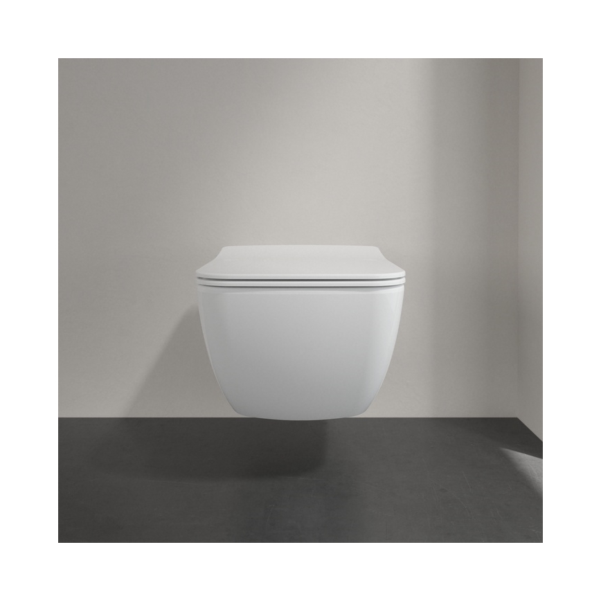 Villeroy & Boch 4611RSR1 - WC sospeso con sedile SoftClose VENTICELLO ceramica/bianco