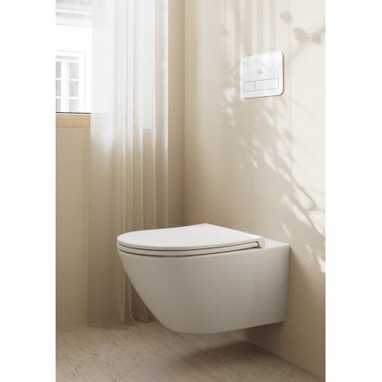 Villeroy & Boch 4670T9R1 - WC sospeso con sedile SoftClose SUBWAY 3.0 ceramica/bianco