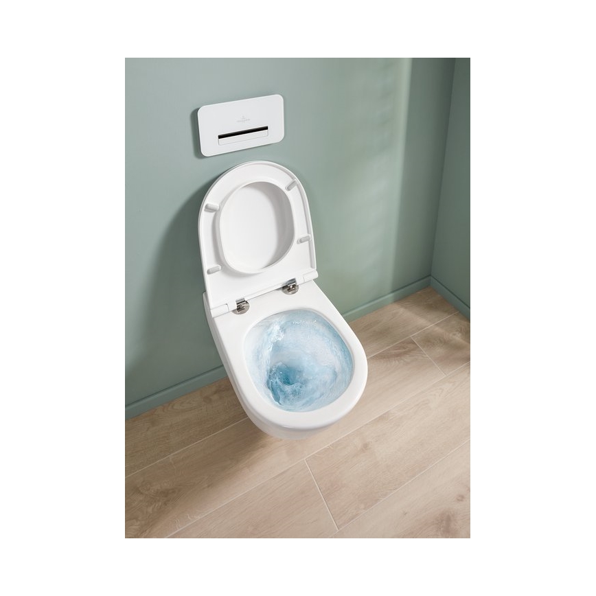 Villeroy & Boch 4670T9R1 - WC sospeso con sedile SoftClose SUBWAY 3.0 ceramica/bianco