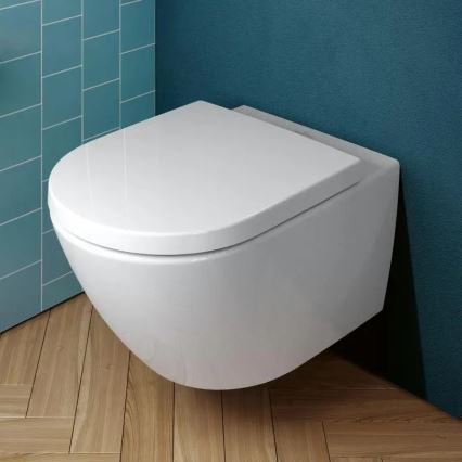 Villeroy & Boch 4670TSR1 - WC sospeso con sedile SoftClose SUBWAY 3.0 ceramica/bianco