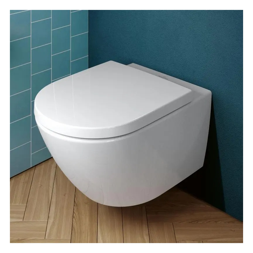 Villeroy & Boch 4670TSR1 - WC sospeso con sedile SoftClose SUBWAY 3.0 ceramica/bianco