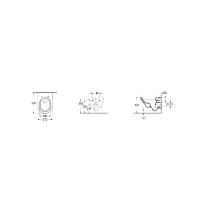 Villeroy & Boch 4694C001 - WC sospeso ARCHITECTURA ceramica/bianco
