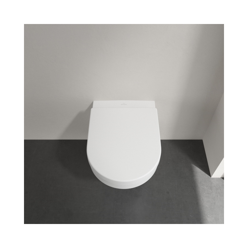Villeroy & Boch 4694HR01 - WC sospeso con sedile SoftClose ARCHITECTURA ceramica/bianco