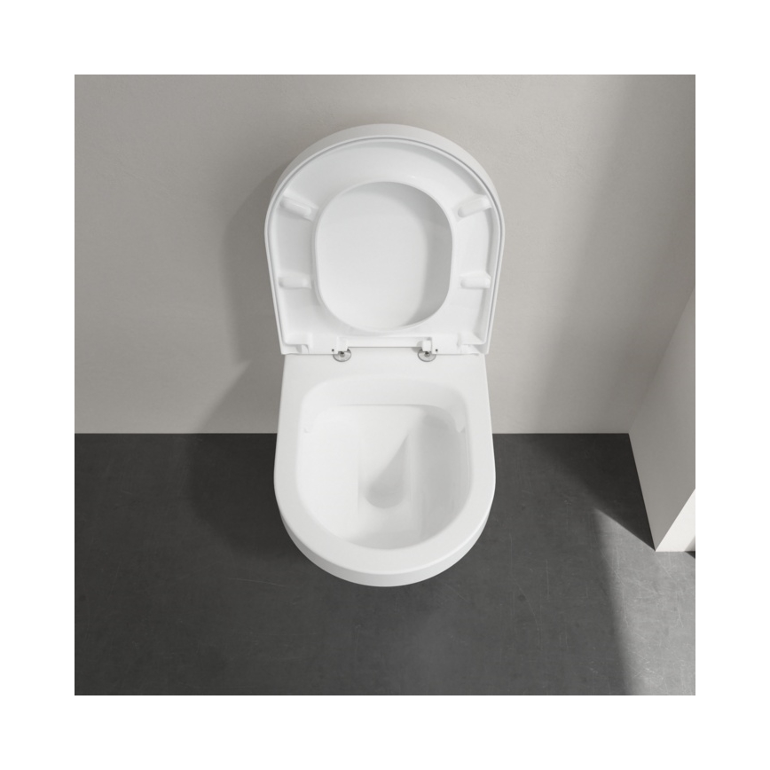 Villeroy & Boch 4694HR01 - WC sospeso con sedile SoftClose ARCHITECTURA ceramica/bianco