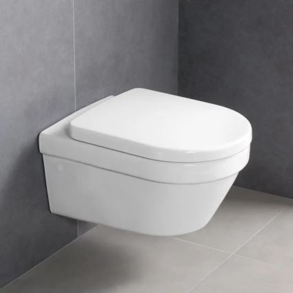 Villeroy & Boch 4694HRR1 - WC sospeso con sedile SoftClose ARCHITECTURA ceramica/bianco