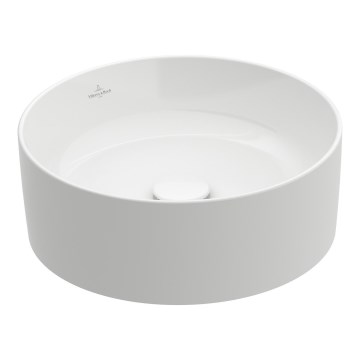 Villeroy & Boch 4A184001 - Lavabo da appoggio COLLARO Ø 40 cm ceramica/bianco