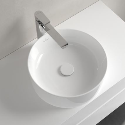 Villeroy & Boch 4A184001 - Lavabo da appoggio COLLARO Ø 40 cm ceramica/bianco