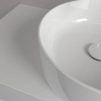 Villeroy & Boch 4A184001 - Lavabo da appoggio COLLARO Ø 40 cm ceramica/bianco