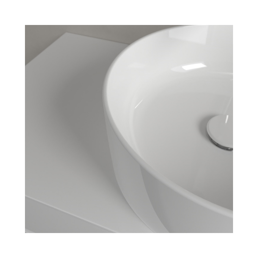Villeroy & Boch 4A184001 - Lavabo da appoggio COLLARO Ø 40 cm ceramica/bianco