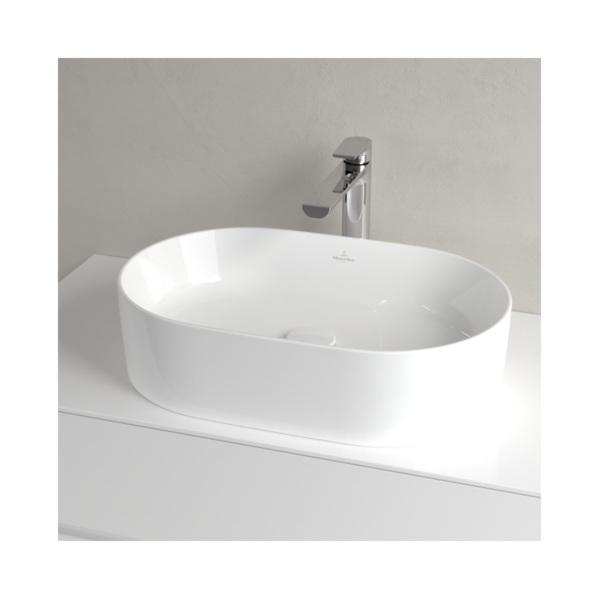 Villeroy & Boch 4A195601 - Lavabo da appoggio COLLARO 56x36 cm ceramica/bianco