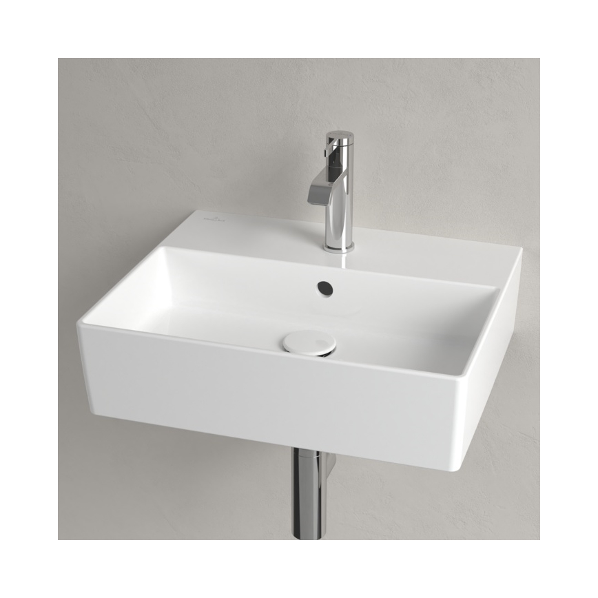 Villeroy & Boch 4A225G01 - Lavabo sospeso/da appoggio MEMENTO 50 x 42 cm ceramica/bianco