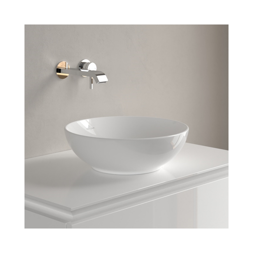 Villeroy & Boch 4A450001 - Lavabo da appoggio LOOP&FRIENDS Ø 38 cm ceramica/bianco
