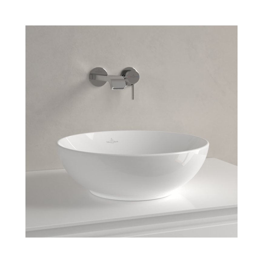Villeroy & Boch 4A450001 - Lavabo da appoggio LOOP&FRIENDS Ø 38 cm ceramica/bianco