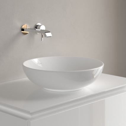 Villeroy & Boch 4A460001 - Lavabo da appoggio LOOP&FRIENDS Ø 42 cm, in ceramica/bianco