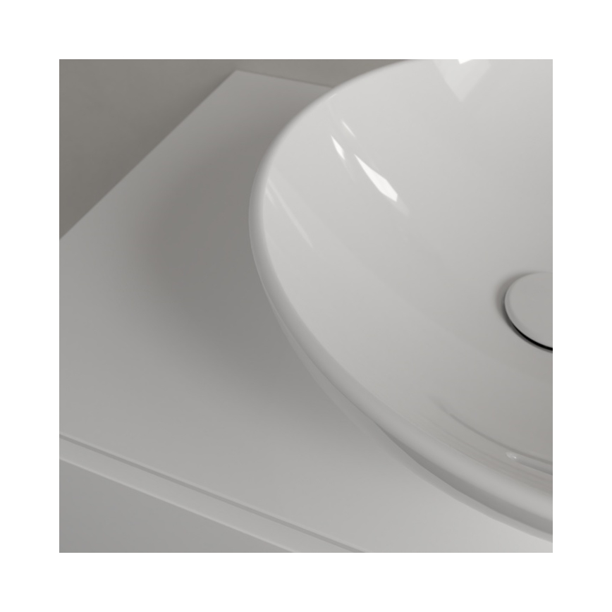 Villeroy & Boch 4A460001 - Lavabo da appoggio LOOP&FRIENDS Ø 42 cm, in ceramica/bianco