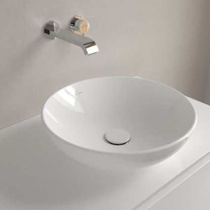 Villeroy & Boch 4A460001 - Lavabo da appoggio LOOP&FRIENDS Ø 42 cm, in ceramica/bianco