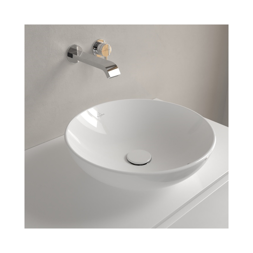 Villeroy & Boch 4A460001 - Lavabo da appoggio LOOP&FRIENDS Ø 42 cm, in ceramica/bianco