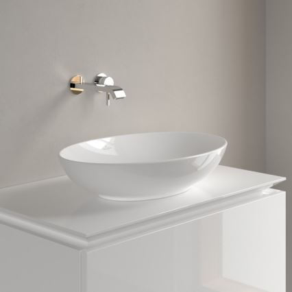 Villeroy & Boch 4A470001 - Lavabo da appoggio LOOP&FRIENDS 56x38 cm ceramica/bianco